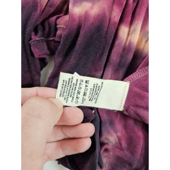 Free People Sebastian tie dye top size S small pink ombre tank summer boho EUC ^ - Picture 4 of 9